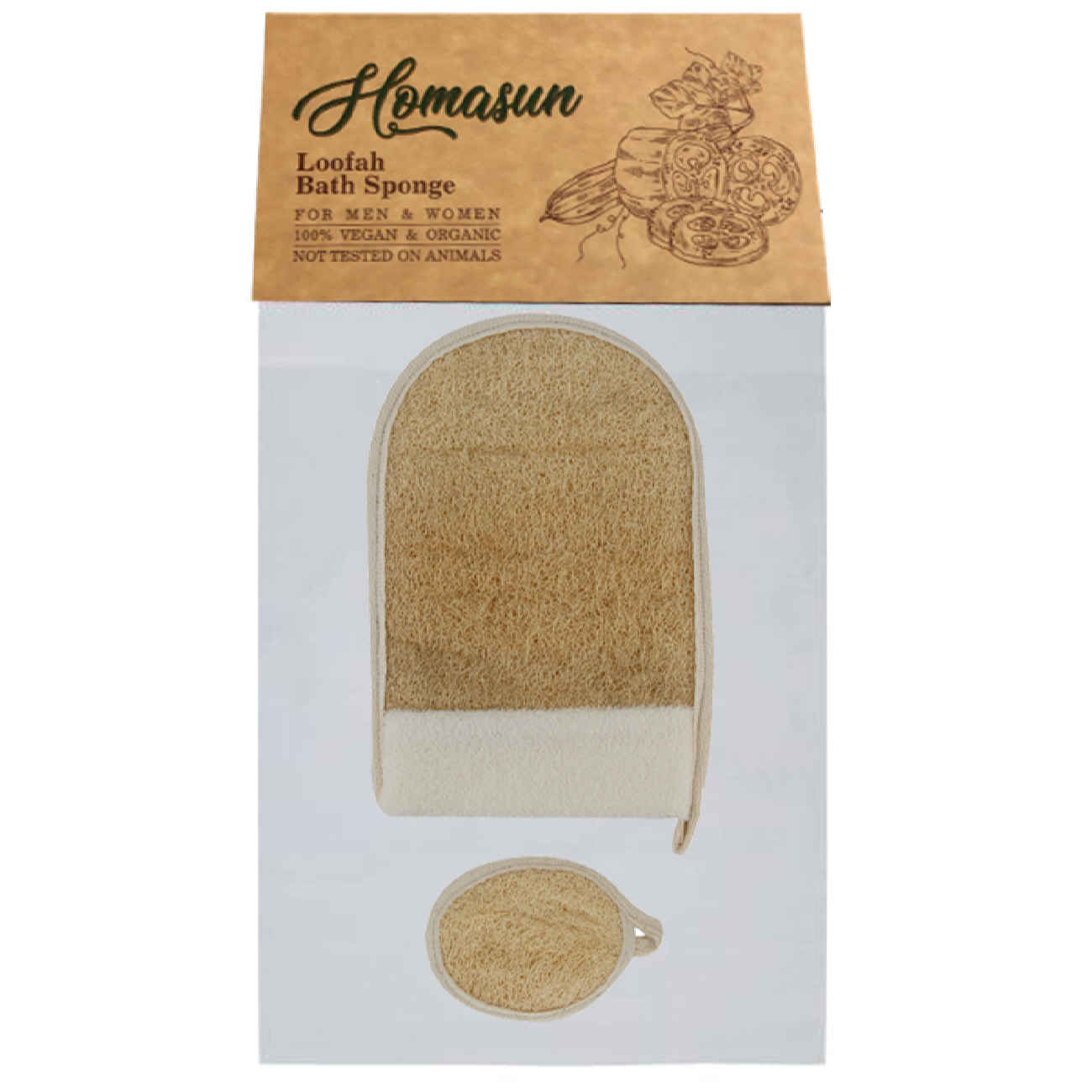 Price and Buy Vegan Loofah Bath Sponge for Face and Body – Hamassan Model (Pack of 2)_6900b25a7e8e8.jpeg Price and Buy Vegan Loofah Bath Sponge for Face and Body – Hamassan Model (Pack of 2) - Image 1