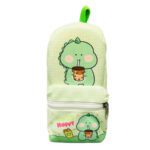 Price and Buy Velvet Dinosaur Pencil Case – Adorable & Soft Storage for Children’s Stationery