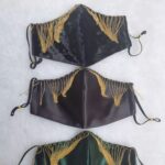 Price and Buy Velvet Evening Face Mask with Chain Detail – Elegant Accessory for Formal Events