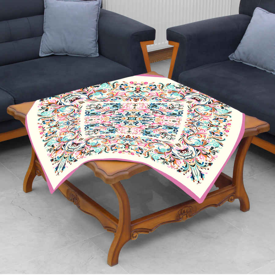 Price and Buy Velvet Tablecloth Persian Elegance Inspired Design Mahta