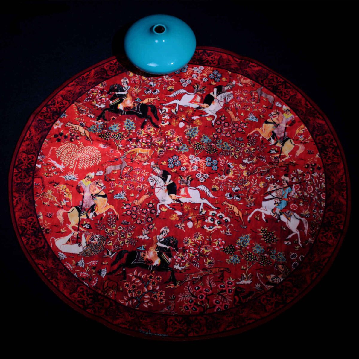 Price and Buy Velvet Tablecloth Persian Elegance Inspired Design Shekarghah - Image 4