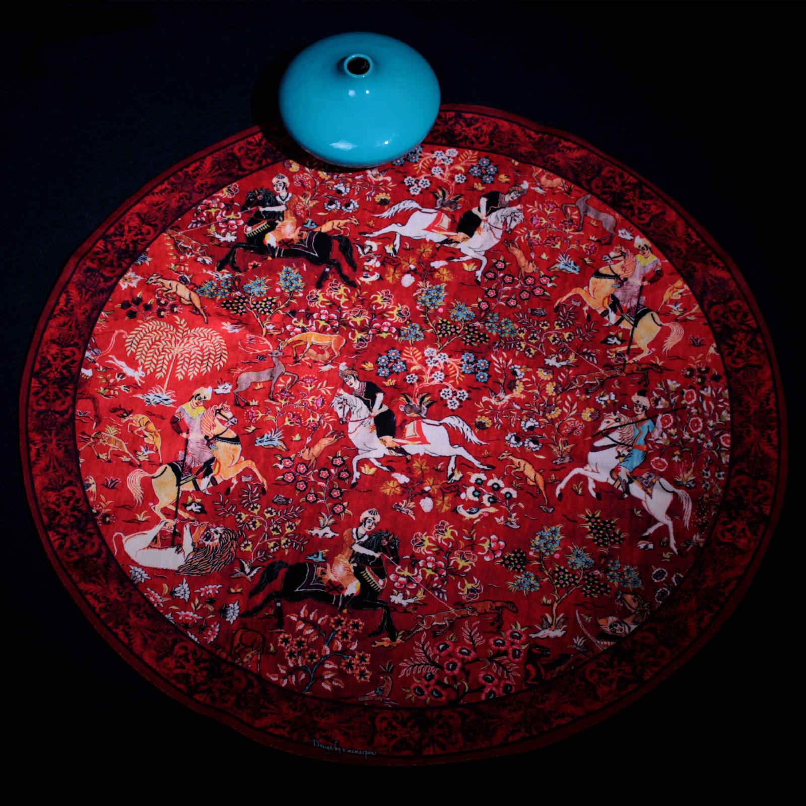 Price and Buy Velvet Tablecloth Persian Elegance Inspired Design Shekarghah - Image 4