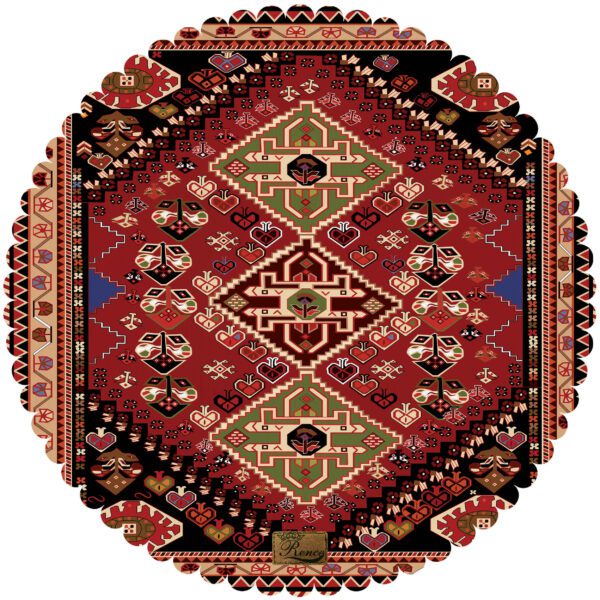 Price and Buy Velvet Tablecloth Persian Elegance Round with Tribal Design Red_68ff299a59bef.jpeg Price and Buy Velvet Tablecloth Persian Elegance Round with Tribal Design Red