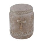 Price and Buy Velvet Waste Basket & Tissue Box Cover Set with Tassel - Image 3