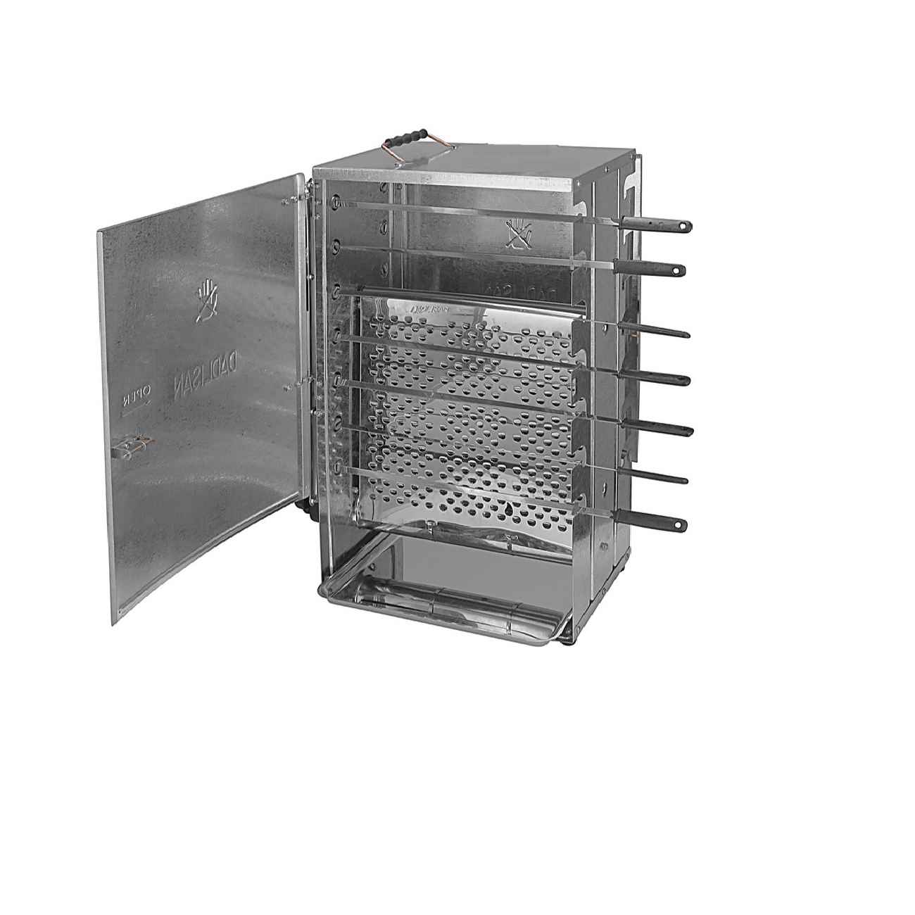 Price and Buy Vertical Kebab Gas Grill Burner – Automatic Rotating with 14-Skewer Stand