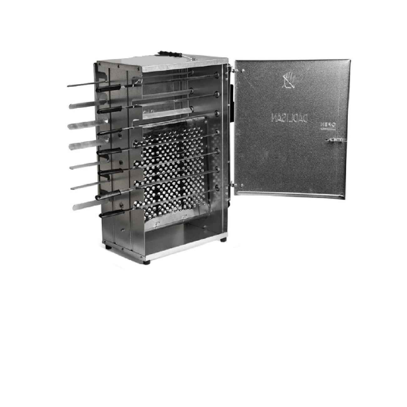 Price and Buy Vertical Kebab Gas Grill Burner – Automatic Rotating with 14-Skewer Stand - Image 4