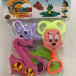 Price and Buy Vibrant Baby Rattle with Gentle Rattle Sounds 4 Pcs in 1 Pack