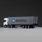 Price and Buy Vintage 1996 Mercedes-Benz Actros Toy Truck with Authentic MSC Container & Fine Detailing - Image 3