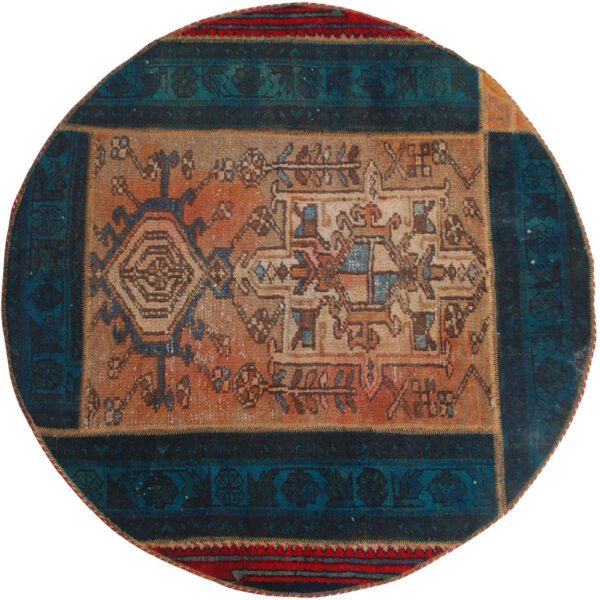 Price and Buy Vintage Persian Hand-Knotted Patchwork Carpet Brown & Green_68ff0f6f2a0ed.jpeg Price and Buy Vintage Persian Hand-Knotted Patchwork Carpet Brown & Green