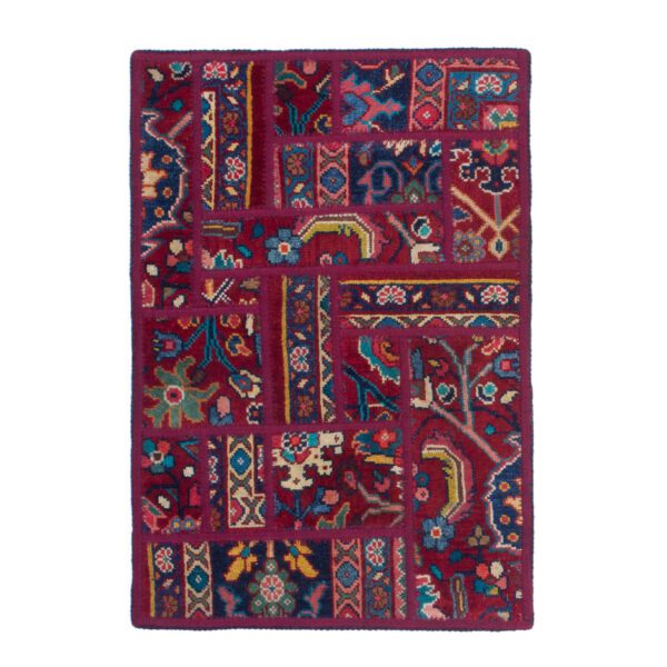 Price and Buy Vintage Persian Hand-Knotted Patchwork Carpet Crimson_68ff0f78f15b6.jpeg Price and Buy Vintage Persian Hand-Knotted Patchwork Carpet Crimson