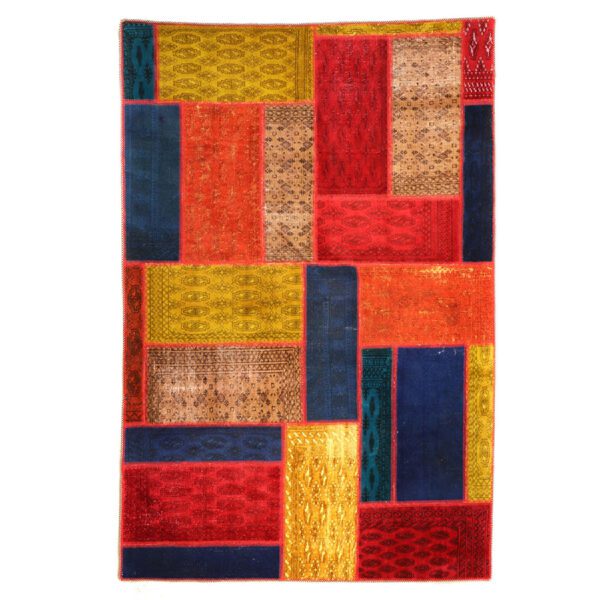 Price and Buy Vintage Persian Hand-Knotted Patchwork Carpet Geometric_68ff01d968258.jpeg Price and Buy Vintage Persian Hand-Knotted Patchwork Carpet Geometric