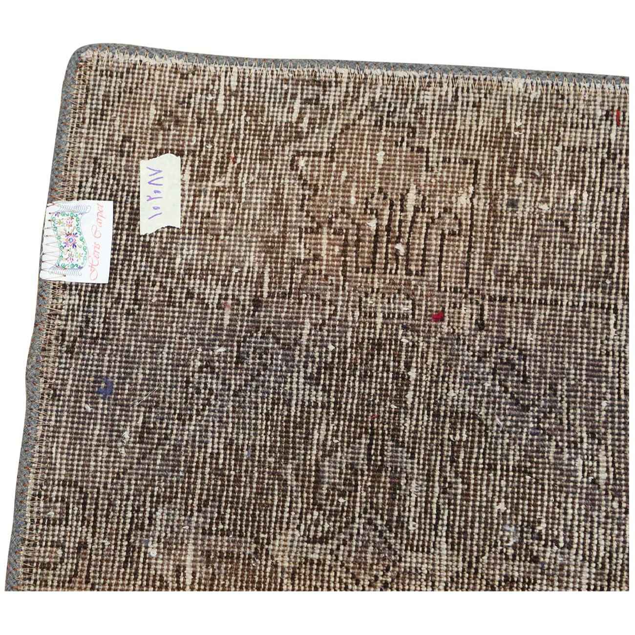 Price and Buy Vintage Persian Hand-Knotted Patchwork Carpet Geometric - Image 6