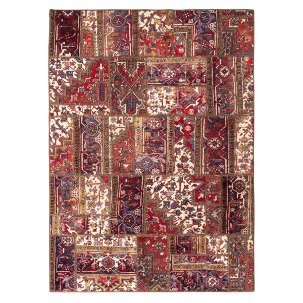 Price and Buy Vintage Persian Hand-Knotted Patchwork Carpet Geometric_68ff9bdeb79c5.jpeg Price and Buy Vintage Persian Hand-Knotted Patchwork Carpet Geometric