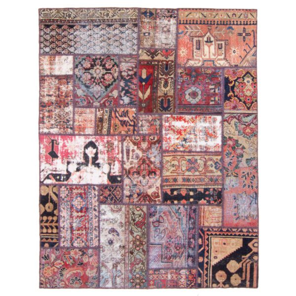 Price and Buy Vintage Persian Hand-Knotted Patchwork Carpet Geometric_68ffc0a50165c.jpeg Price and Buy Vintage Persian Hand-Knotted Patchwork Carpet Geometric