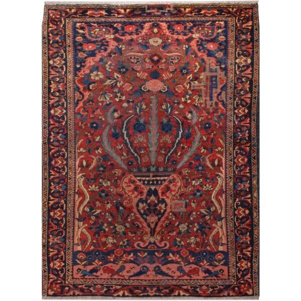 Price and Buy Vintage Persian Hand-Knotted Patchwork Carpet Heriz Red_68febb14c2494.jpeg Price and Buy Vintage Persian Hand-Knotted Patchwork Carpet Heriz Red