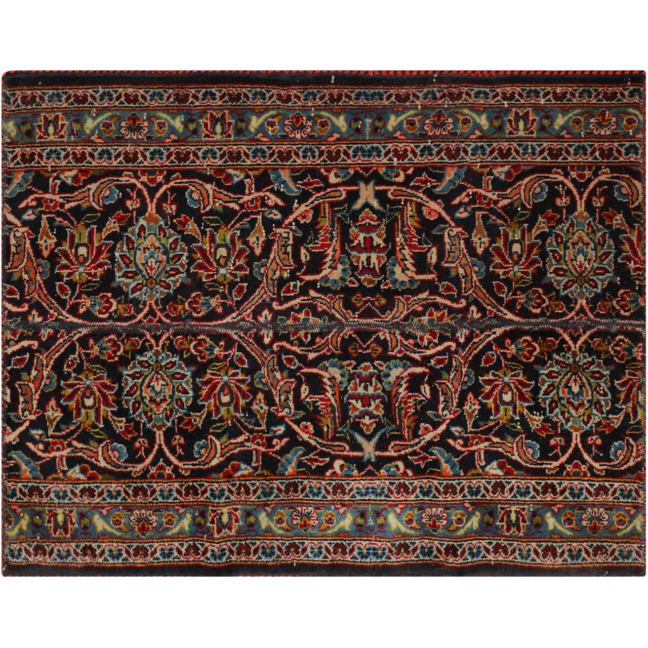 Price and Buy Vintage Persian Hand-Knotted Patchwork Carpet Joseph - Image 3