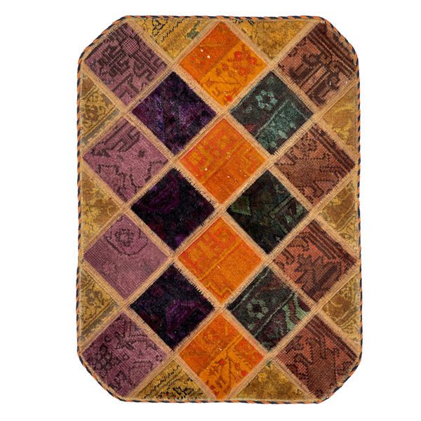 Price and Buy vintage Persian Hand-Knotted Patchwork Carpet Orange_68f6faf3da75e.jpeg Price and Buy vintage Persian Hand-Knotted Patchwork Carpet Orange
