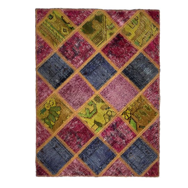 Price and Buy vintage Persian Hand-Knotted Patchwork Carpet Rainbow_68f6fad68b4b1.jpeg Price and Buy vintage Persian Hand-Knotted Patchwork Carpet Rainbow