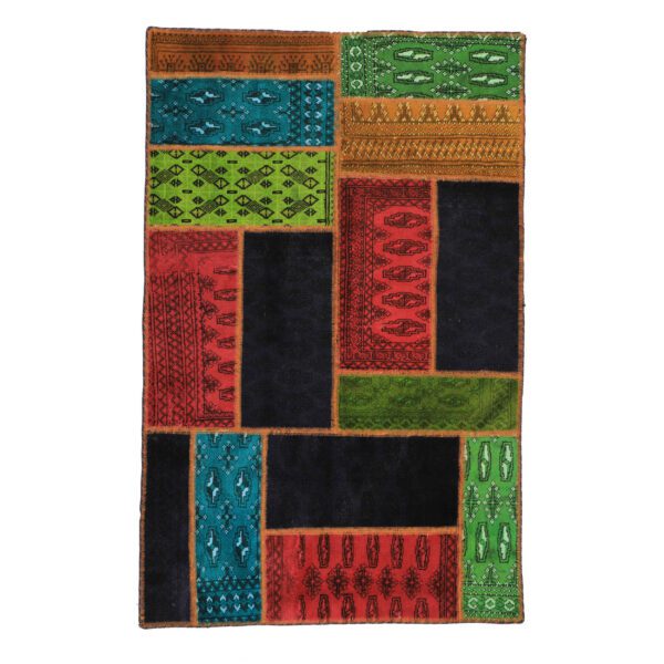 Price and Buy Vintage Persian Hand-Knotted Patchwork Carpet Red & Black_68ff1d48bf918.jpeg Price and Buy Vintage Persian Hand-Knotted Patchwork Carpet Red & Black