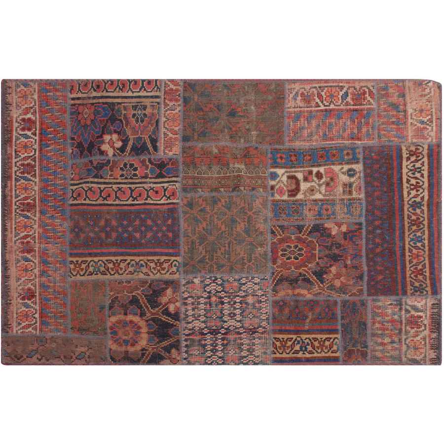 Price and Buy Vintage Persian Hand-Knotted Patchwork Carpet Sarvi - Image 3