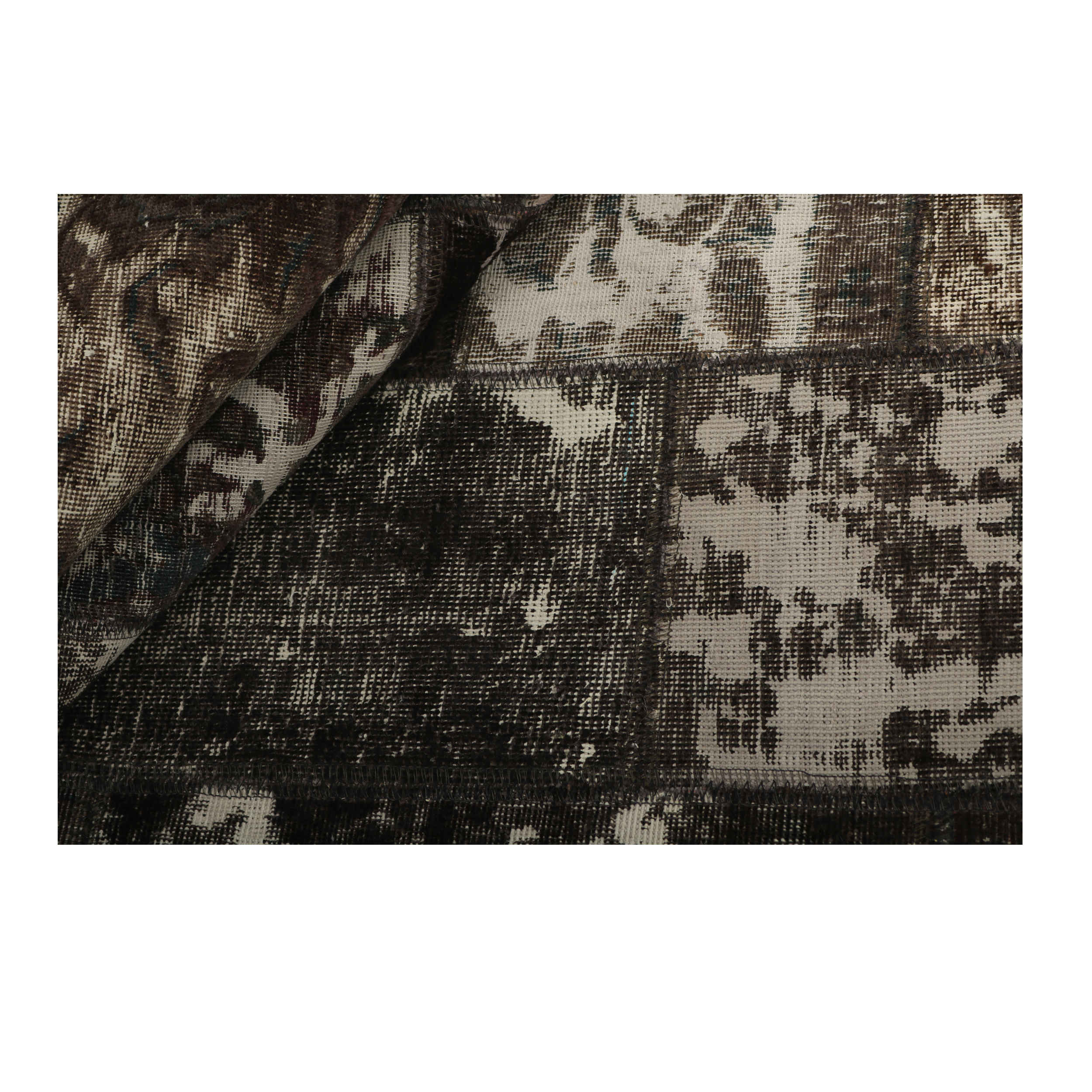 Price and Buy Vintage Persian Hand-Knotted Patchwork Carpet Shadow - Image 3