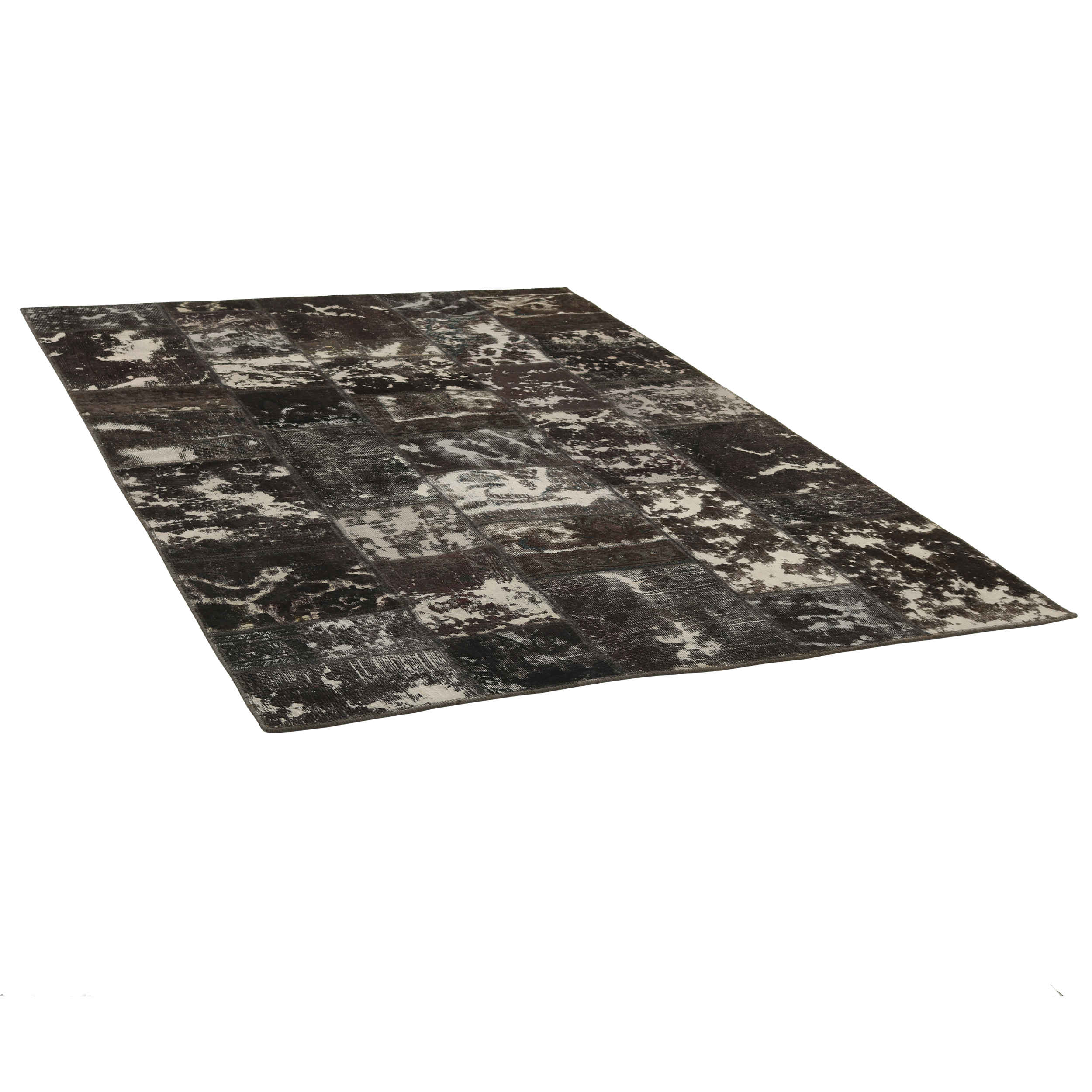 Price and Buy Vintage Persian Hand-Knotted Patchwork Carpet Shadow - Image 4