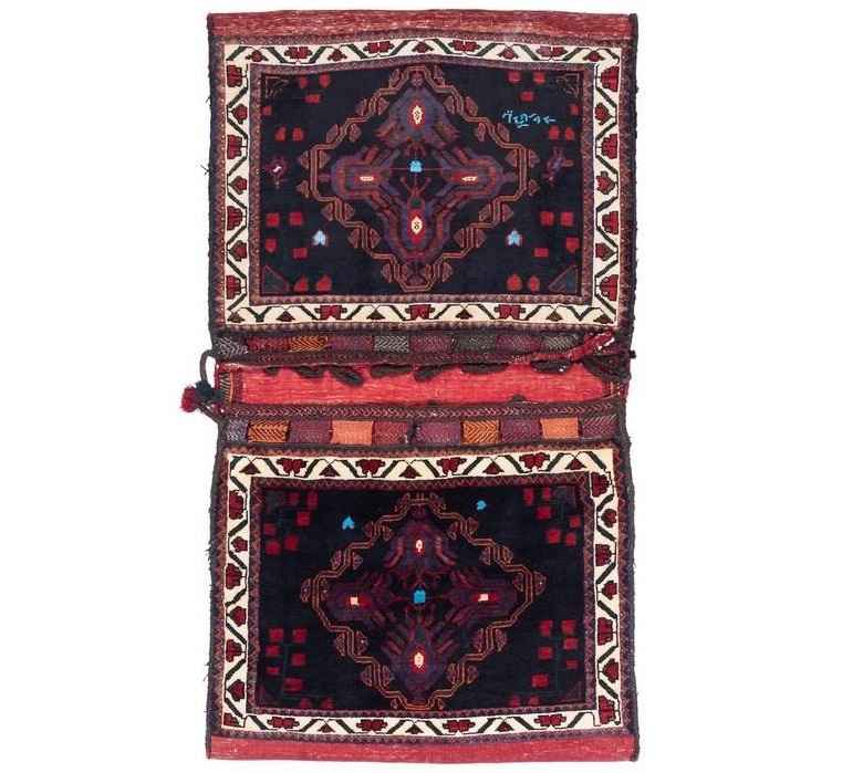 Price and Buy Vintage Persian Saddle Bag – Handwoven & Second-Hand Tōbrag 102268