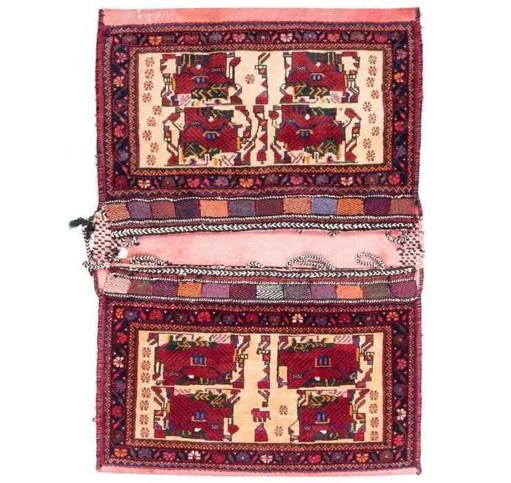 Price and Buy Vintage Persian Saddle Bag – Handwoven & Second-Hand Tōbrag 102273