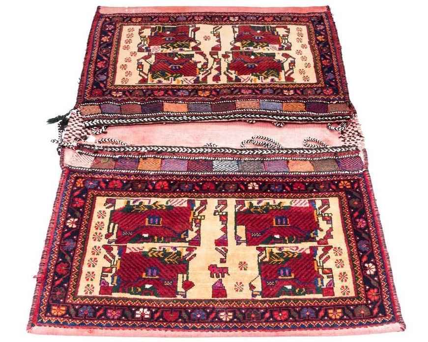 Price and Buy Vintage Persian Saddle Bag – Handwoven & Second-Hand Tōbrag 102273 - Image 3