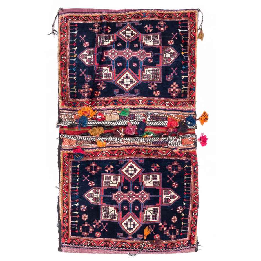 Price and Buy Vintage Persian Saddle Bag – Handwoven & Second-Hand Tōbrag – Soha
