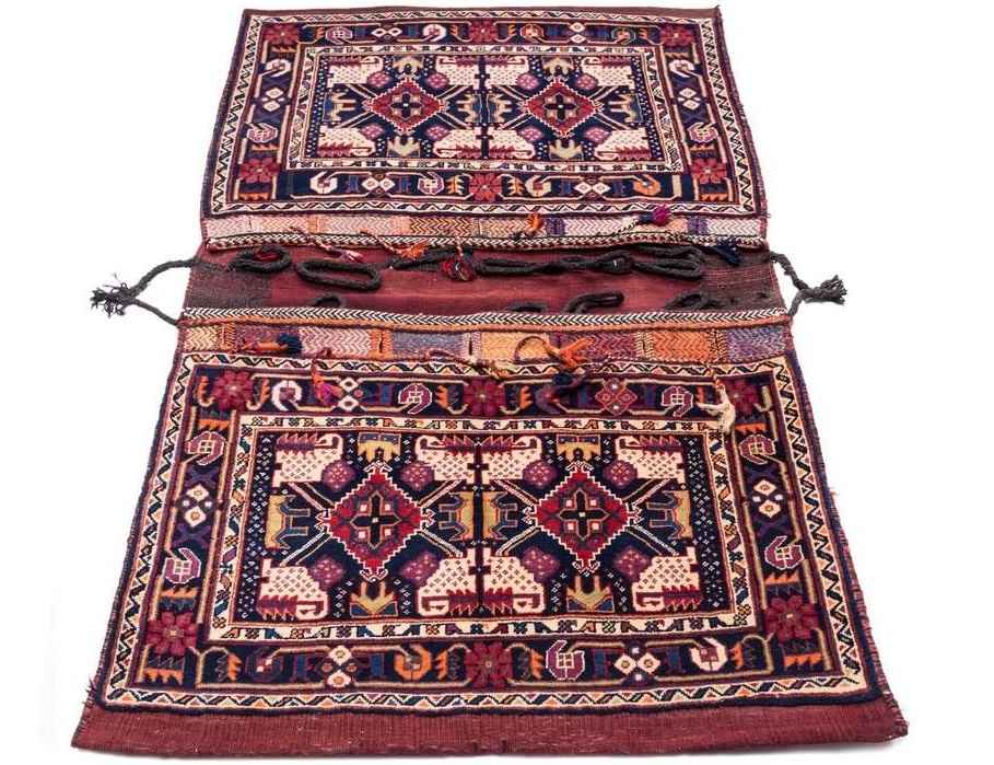 Price and Buy Vintage Persian Saddle Bag – Handwoven & Second-Hand Tōbrag - Image 4