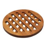 Price and Buy Vintage Teak Wood Trellis Trivet Handmade for Hot Pot