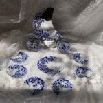 Price and Buy Vitarail Haft-seen Set Dishes with Mirror, Fish Tank & Large Plate Suitable for Nowruz Floral Design Set of 9