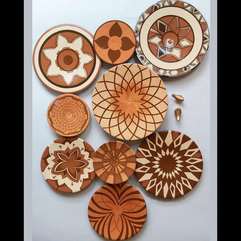 Price and Buy Wall-Mounted Pottery Set – Mix of Traditional and Modern Design, 9 Pcs_6902960418b2c.webp Price and Buy Wall-Mounted Pottery Set – Mix of Traditional and Modern Design, 9 Pcs - Image 1
