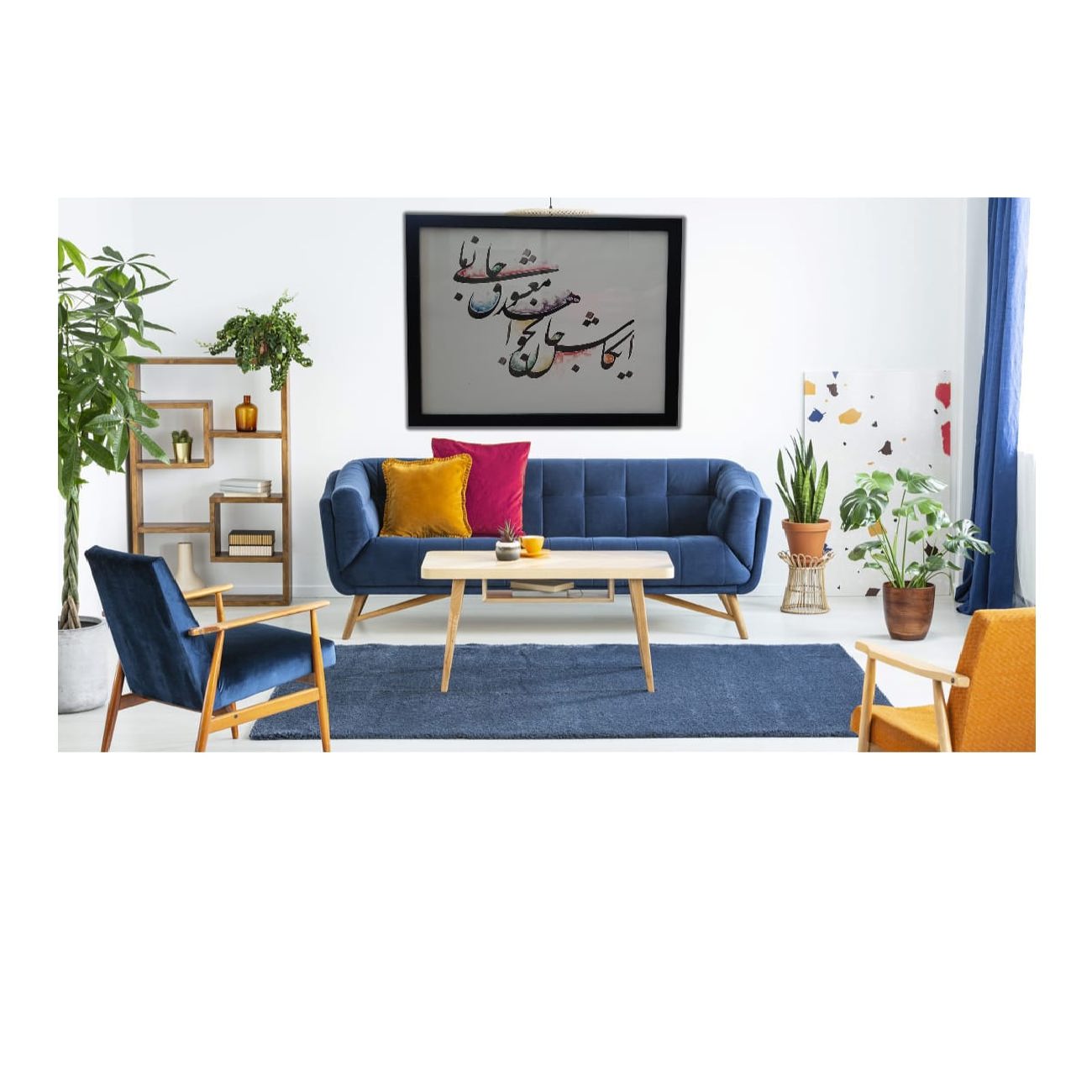 Price and Buy Watercolor and Ink on Paper – Persian Calligraphy Art Painting - Image 3