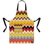 Price and Buy Waterproof Kitchen Apron –  with Zigzag Pattern Rens Model