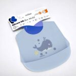 Price and Buy Waterproof Silicone Baby Bib for Eating with Whale Design - Image 3