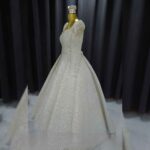 Price and Buy Wedding Dress with Super Pleated Zonyx Skirt and Princess Sleeves – Exquisite and Stylish Fit - Image 3