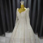 Price and Buy Wedding Dress with Super Pleated Zonyx Skirt and Princess Sleeves – Exquisite and Stylish Fit - Image 4