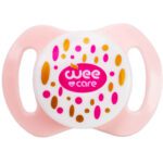 Price and Buy Wee Care Double-Sided Pacifier – Soft Silicone, Hygienic Cover, Orthodontic Design 3+ Months