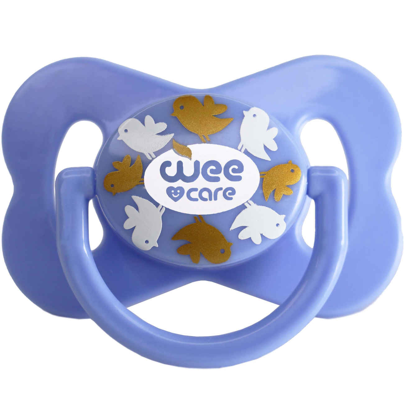 Price and Buy Wee Care Orthodontic Pacifier – Bird Design with Handle and Protective Cap (0–6 Months)_6903a83d4c2a2.jpeg Price and Buy Wee Care Orthodontic Pacifier – Bird Design with Handle and Protective Cap (0–6 Months) - Image 3