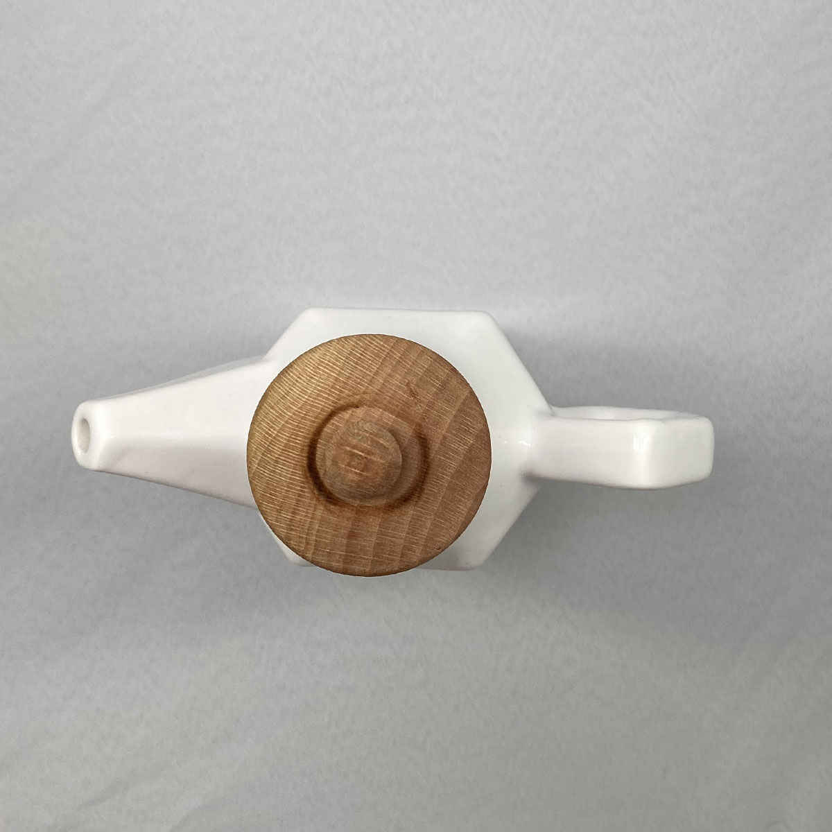 Price and Buy White Ceramic Oil Dispenser Bottle Dishwasher-Safe with Lid - Image 3