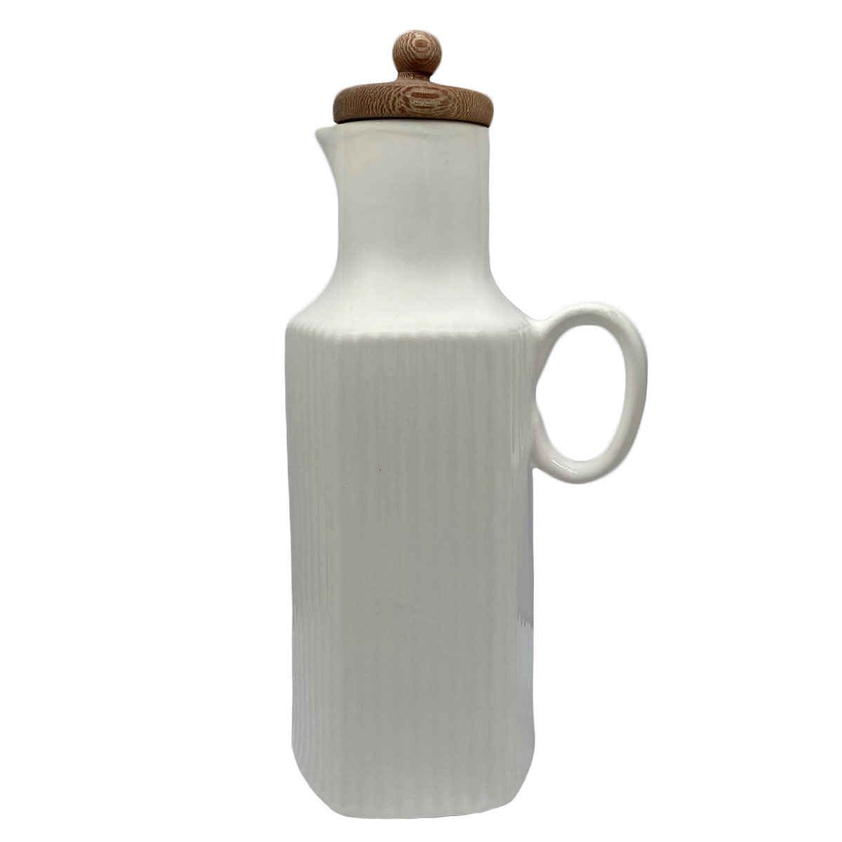 Price and Buy White Ceramic Oil Dispenser Bottle for Home and Restaurant Kitchens