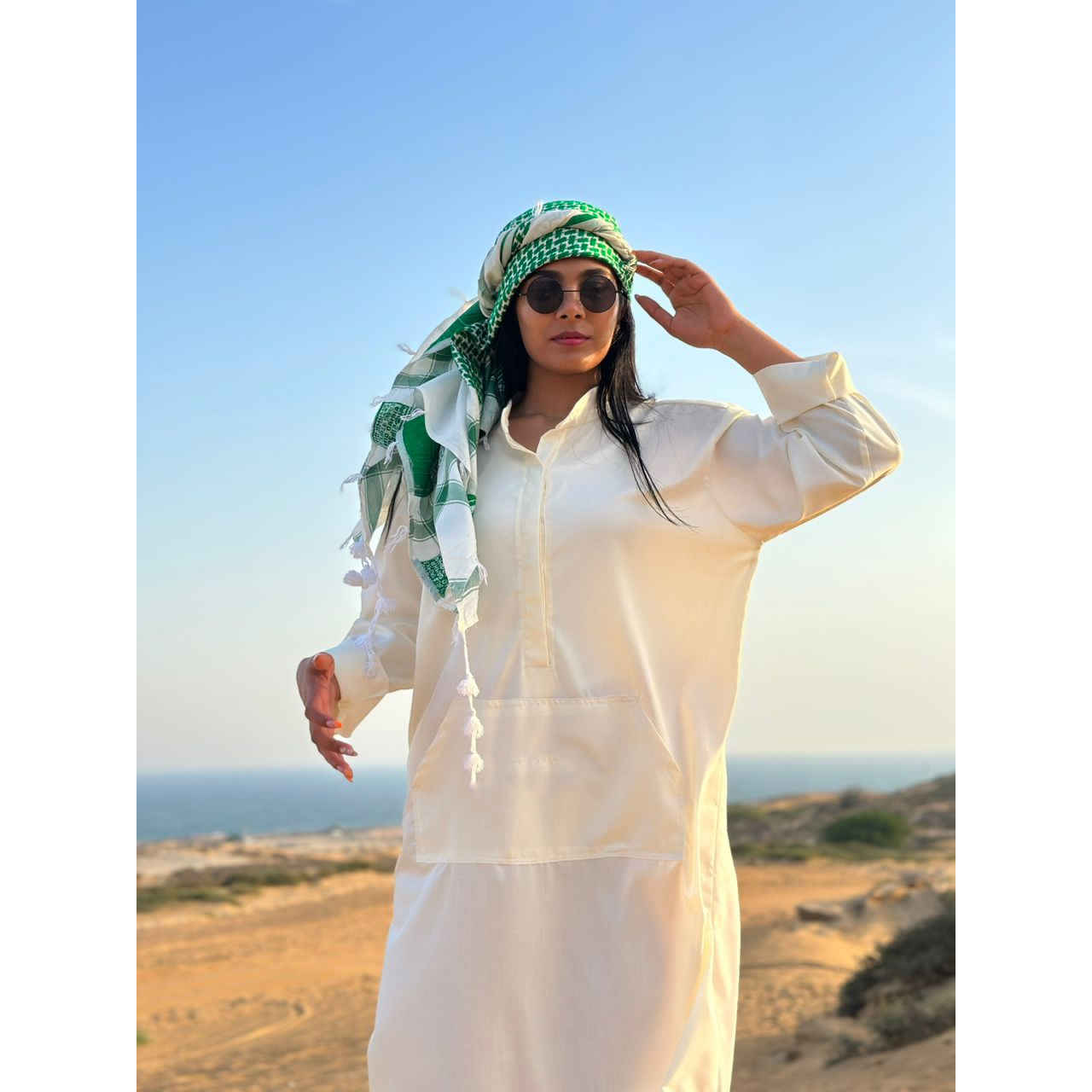 Price and Buy White Dishdasha Thawb for Women – Traditional Arab-Style Dress