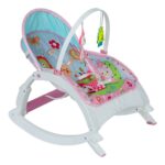 Price and Buy White Electric Baby Cradle – 3-in-1 Rocker with Music & Adjustable Backrest