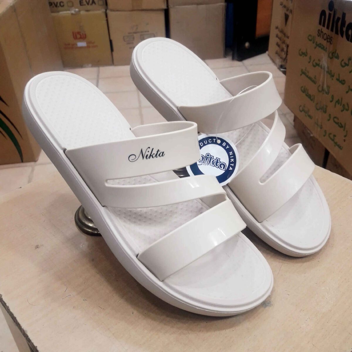 Price and Buy White Ihram slippers for Hajj Umrah for Women G4660 - Image 3