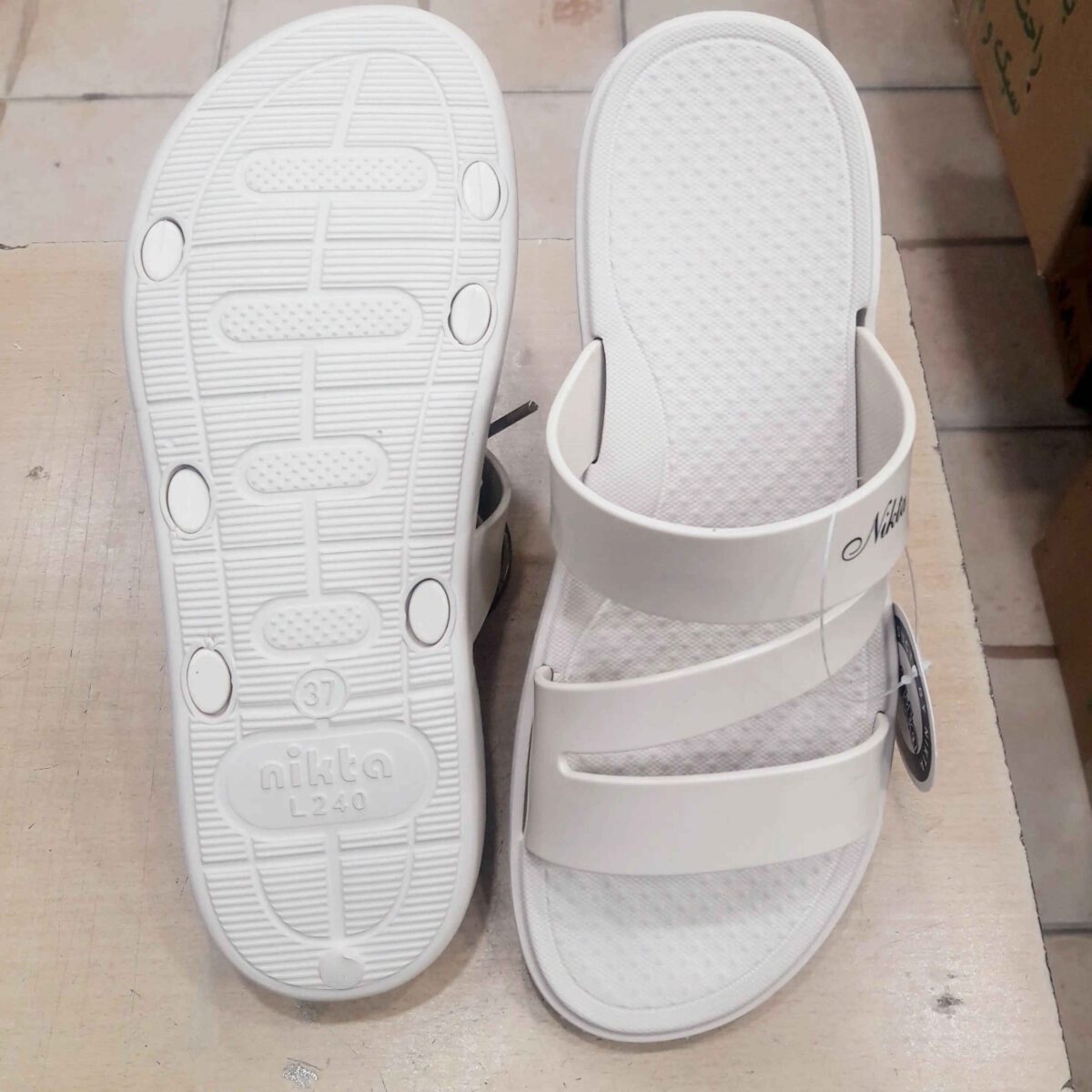 Price and Buy White Ihram slippers for Hajj Umrah for Women G4660 - Image 4