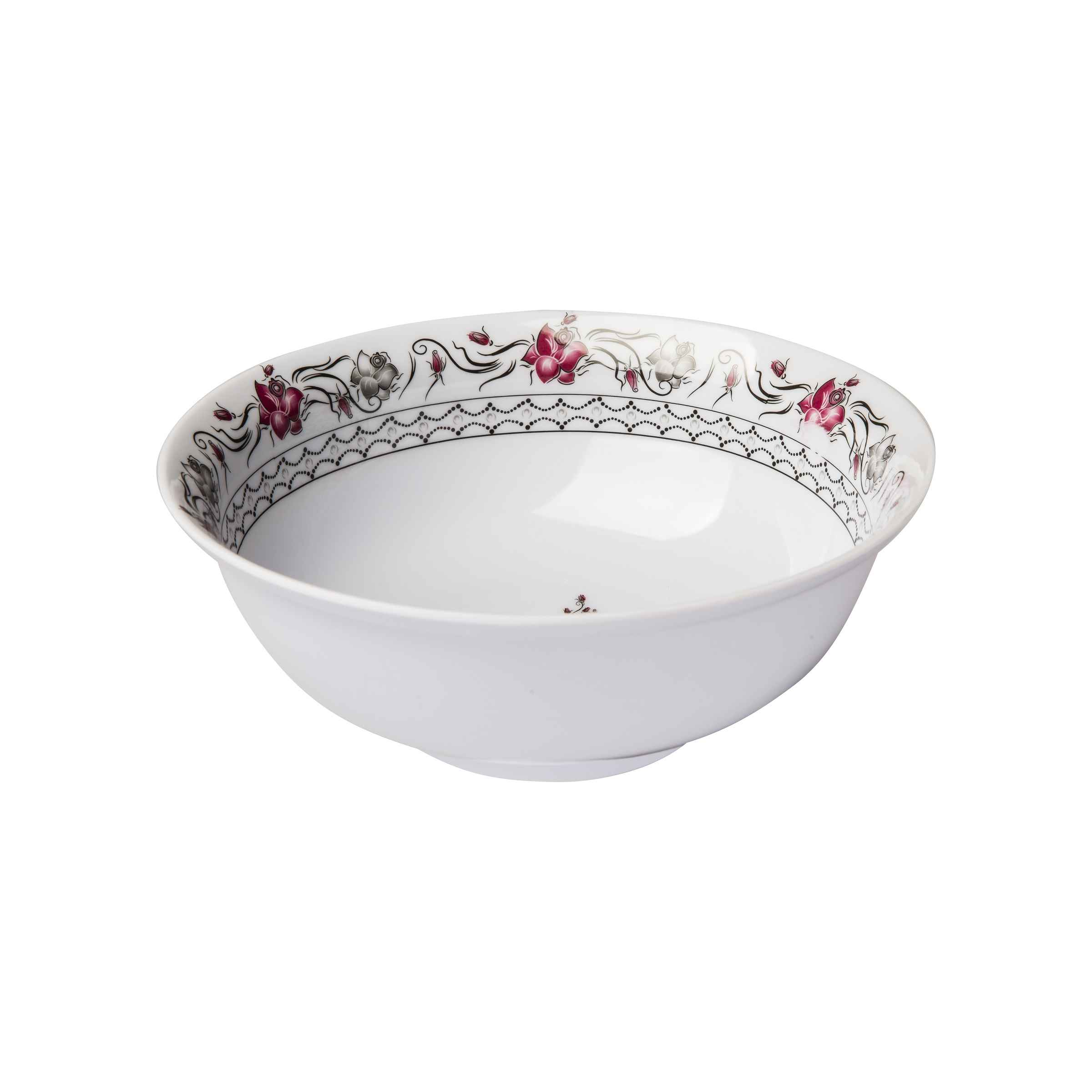 Price and Buy White Melamine Dinnerware Bowl Set, Dishwasher Safe – Model Hani (Set of 6)