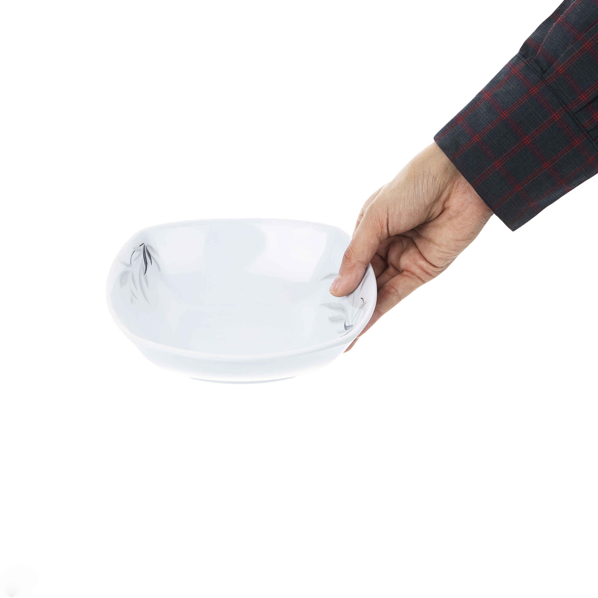 Price and Buy White Melamine Dinnerware Bowl Set, Dishwasher Safe – Model Kasra (Set of 6) - Image 3