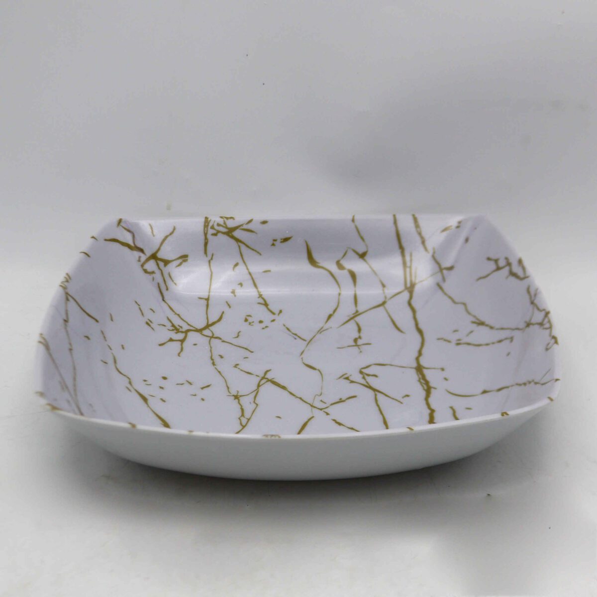 Price and Buy White Melamine Dinnerware Bowl Set, Dishwasher Safe – Model Marble (Set of 6) - Image 3